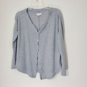 Colsie Gray Lightweight Sweater, Size XS